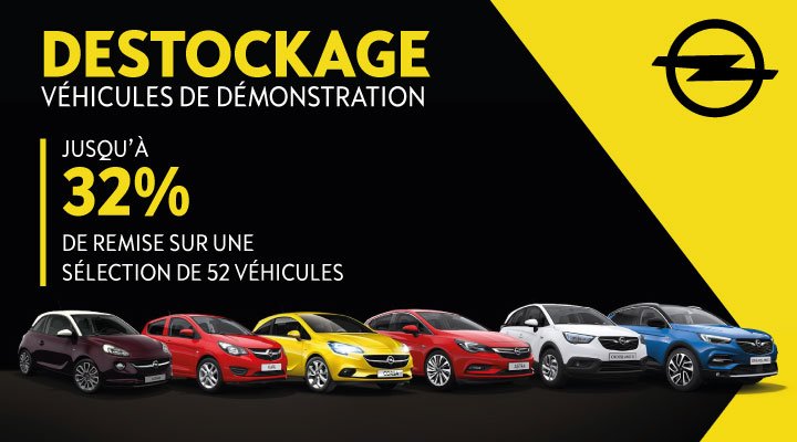 Jusqu'à 32% de remise sur 52 véhicules en stock