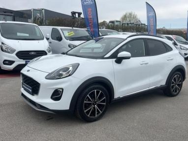 Voir le détail de l'offre de cette FORD Puma 1.0 EcoBoost 125ch mHEV Titanium 7cv de 2020 en vente à partir de 209.45 €  / mois