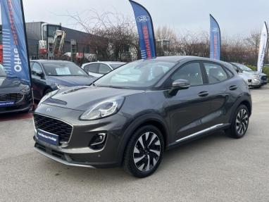 Voir le détail de l'offre de cette FORD Puma 1.0 EcoBoost 125ch S&S mHEV Titanium Business Powershift de 2022 en vente à partir de 229.4 €  / mois