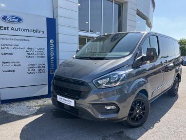 Voir le détail de l'offre de cette FORD Transit Custom Fg 320 L1H1 2.0 EcoBlue 170 S&S Cabine Approfondie Limited BVA6 7cv de 2021 en vente à partir de 483.03 €  / mois