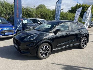 Voir le détail de l'offre de cette FORD Puma 1.0 Flexifuel 125ch S&S mHEV ST-Line de 2023 en vente à partir de 224.24 €  / mois